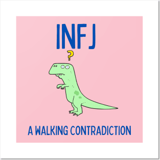 INFJ Walking Contradiction Posters and Art